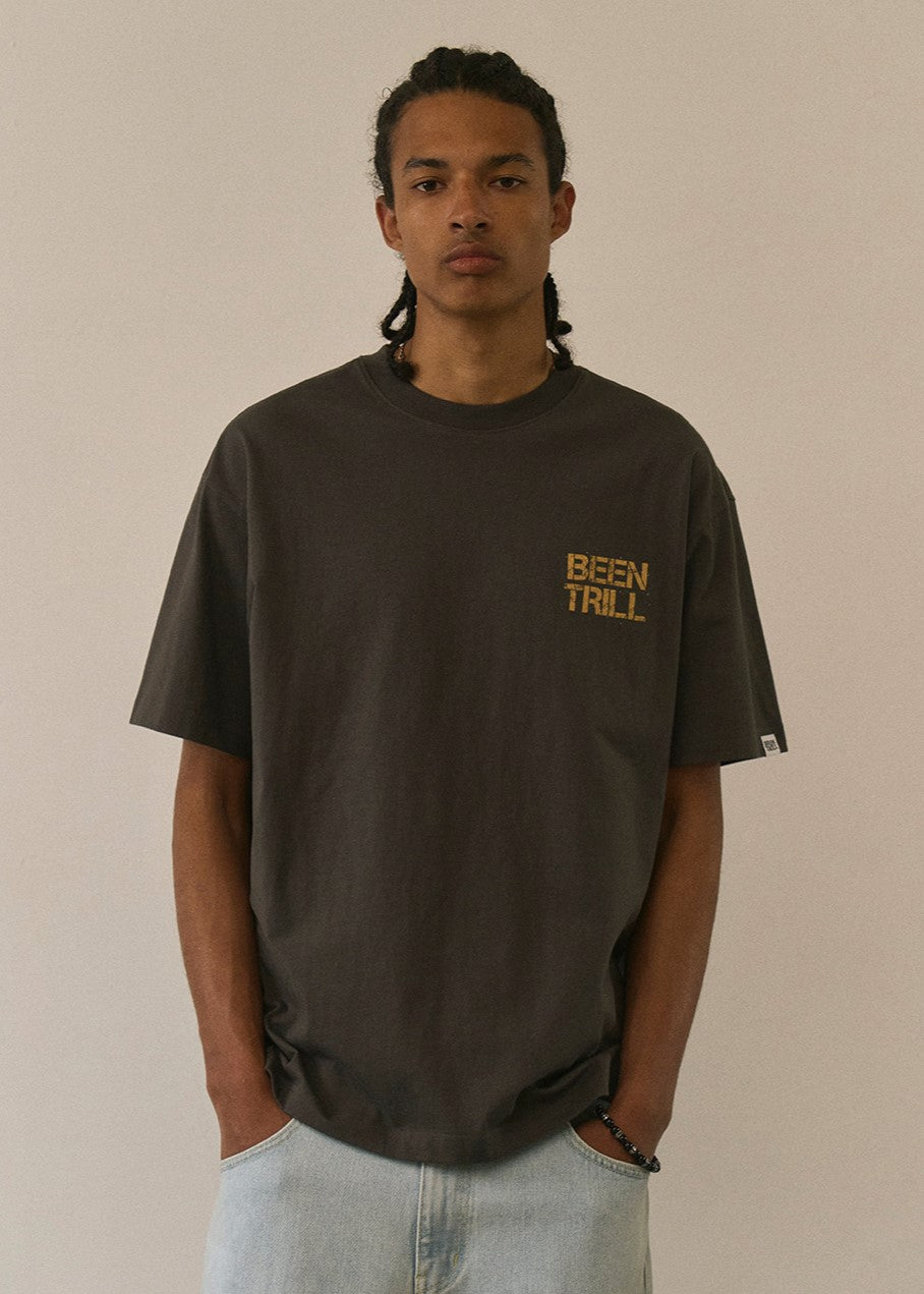 韓國 Beentrill Letter Logo T-Shirt【BL030】