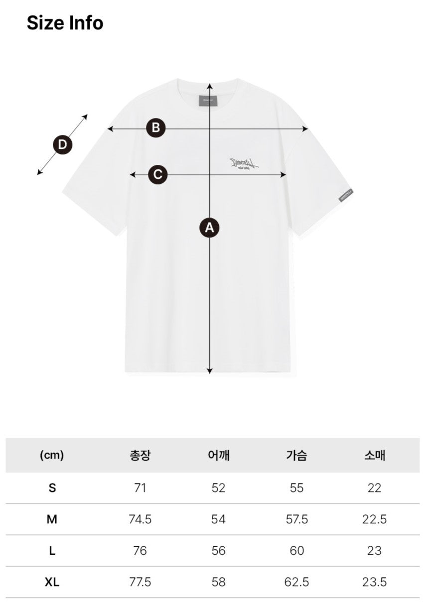 韓國 Beentrill Script Logo T-Shirt【BL032】