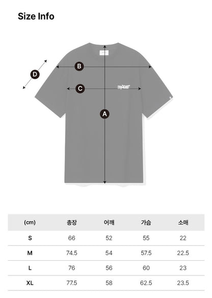韓國 Beentrill Liberty Symbol T-Shirt【BL035】