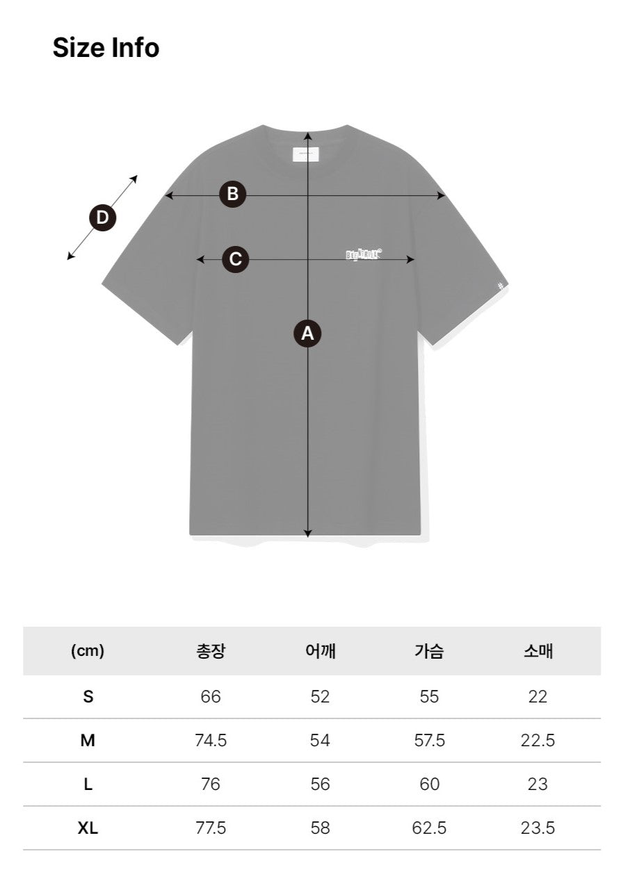 韓國 Beentrill Liberty Symbol T-Shirt【BL035】