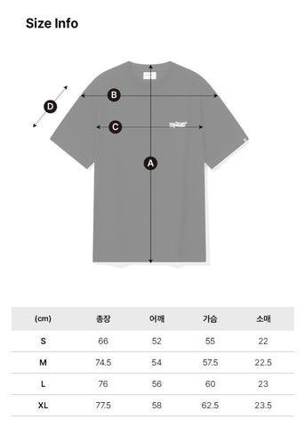 韓國 Beentrill Liberty Symbol T-Shirt【BL035】