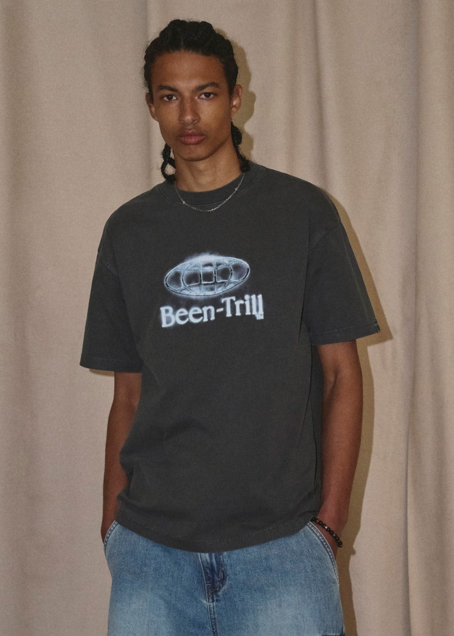 韓國 Beentrill Smoke Globe Pigment T-Shirt【BL039】