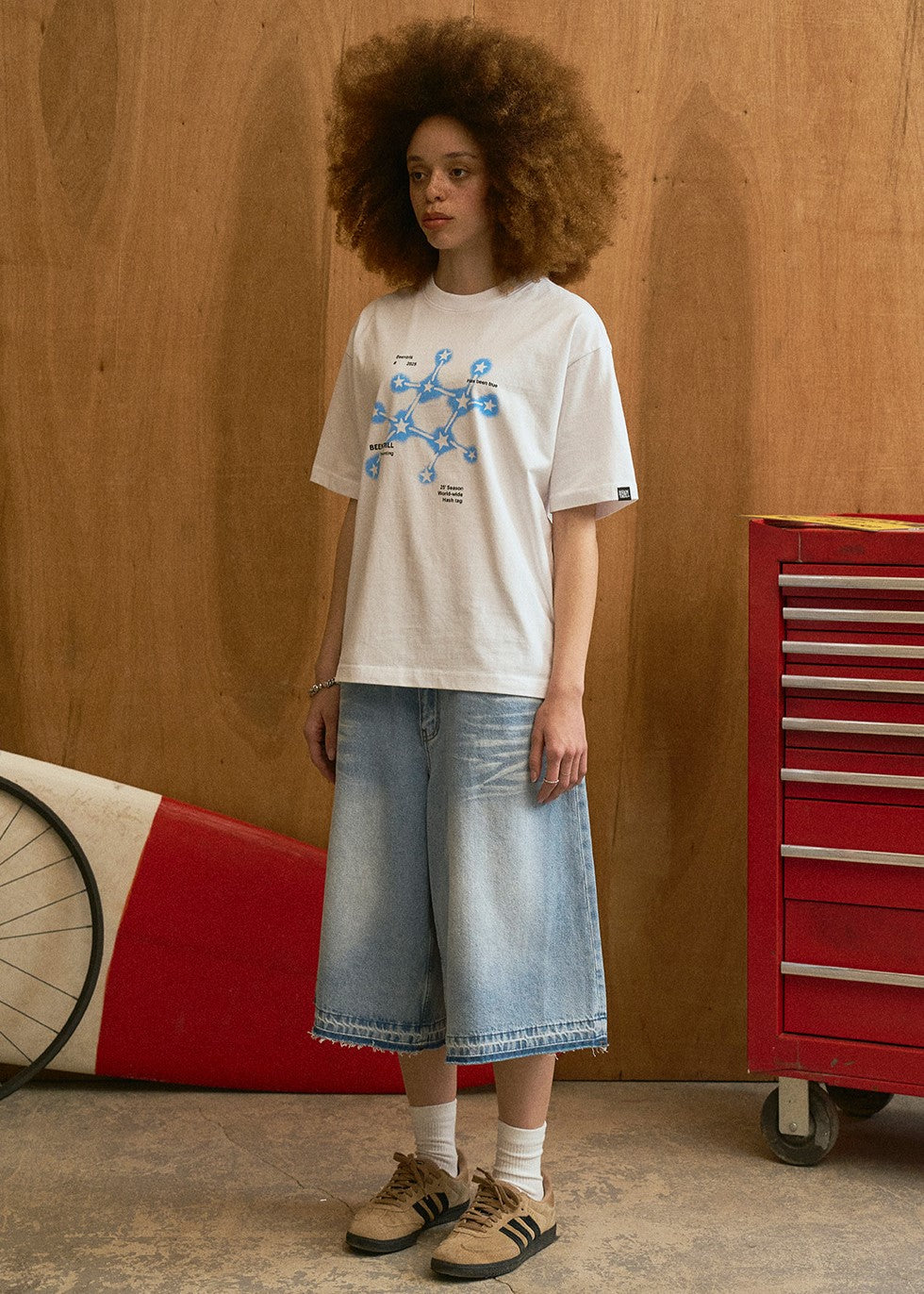 韓國 Beentrill Hashtag Constellation T-Shirt【BL043】