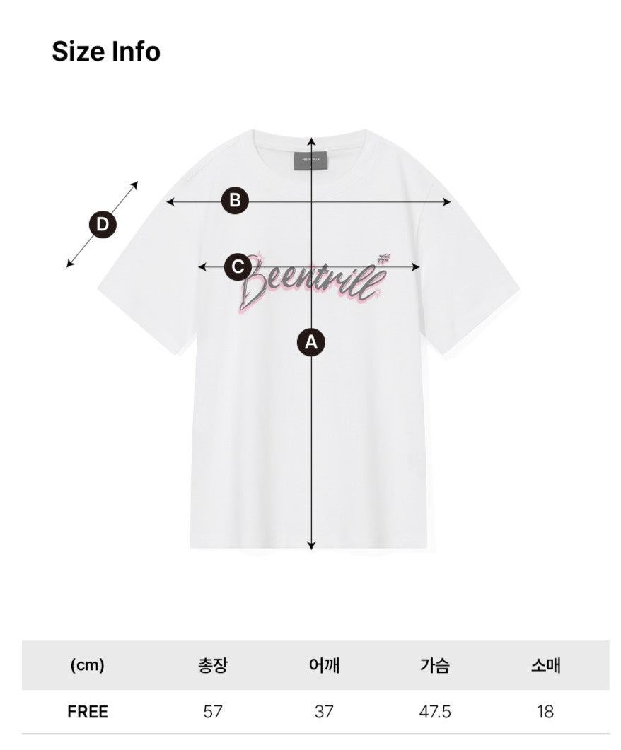 韓國 Beentrill Women's High Teen T-Shirt【BL063】