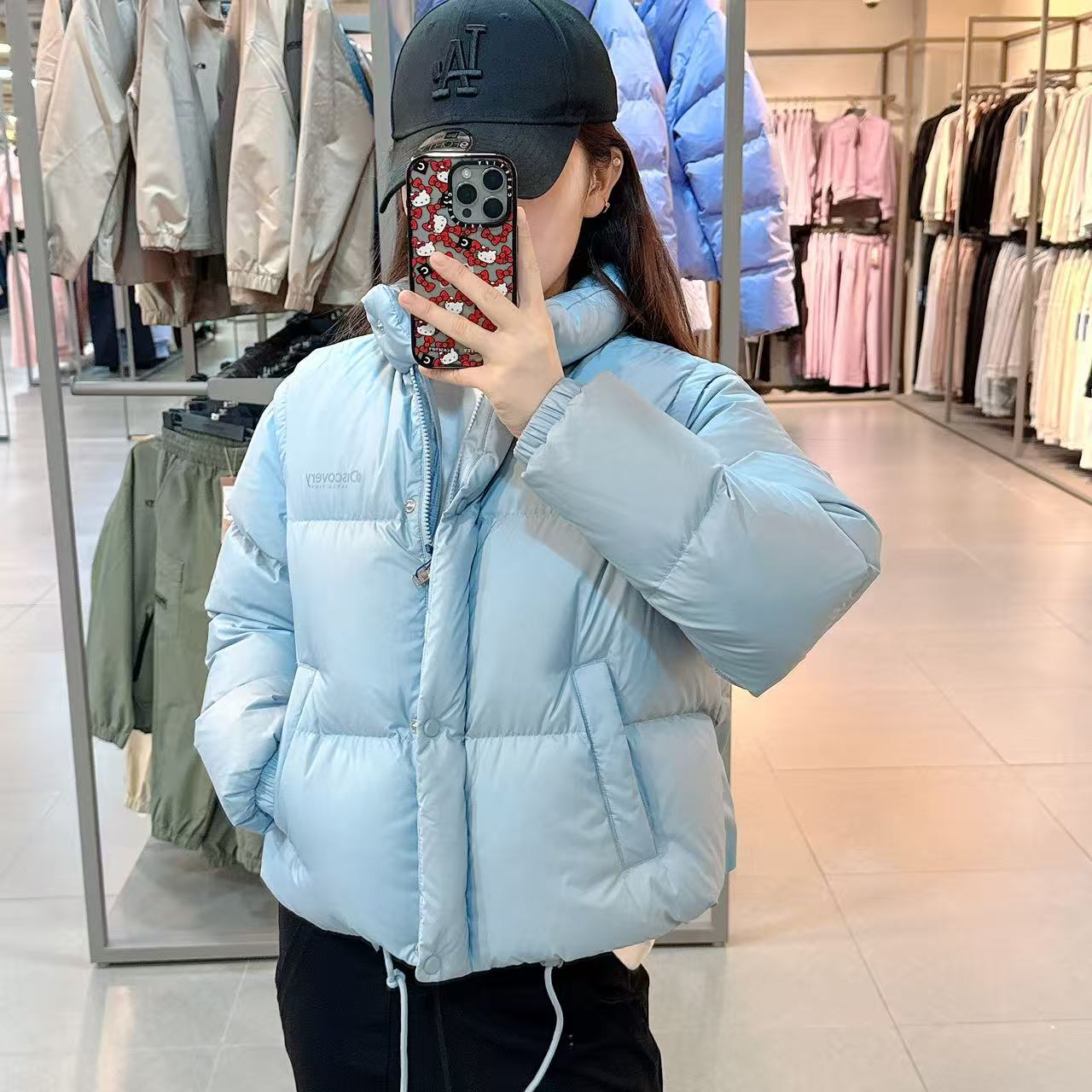 韓國 Discovery Women's Heini 2in1 RDS Short Padding【DY219】