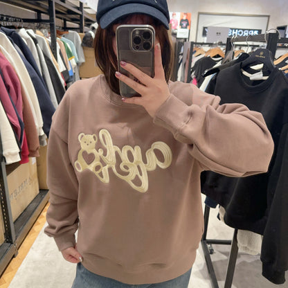 韓國 Ambler Heart Bear Sweatshirt【AR083】