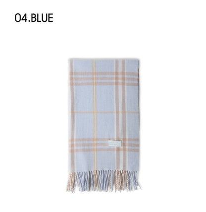 韓國 Mardi Mercredi Les Cadeaux Wool Muffler Check【MM179】