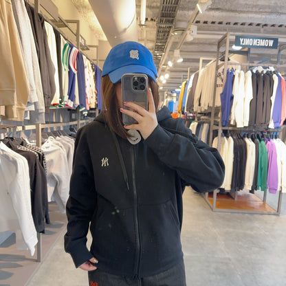 韓國 MLB Basic Small Logo Overfit Hoodie Zip-Up【MB170】
