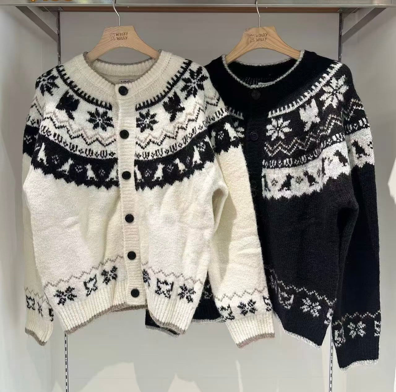 韓國 Wacky Willy Nordic Round Cardigan【WW102】