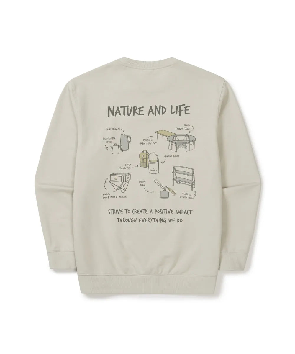 韓國 Snowpeak Gear Graphic Sweatshirt【SN091】