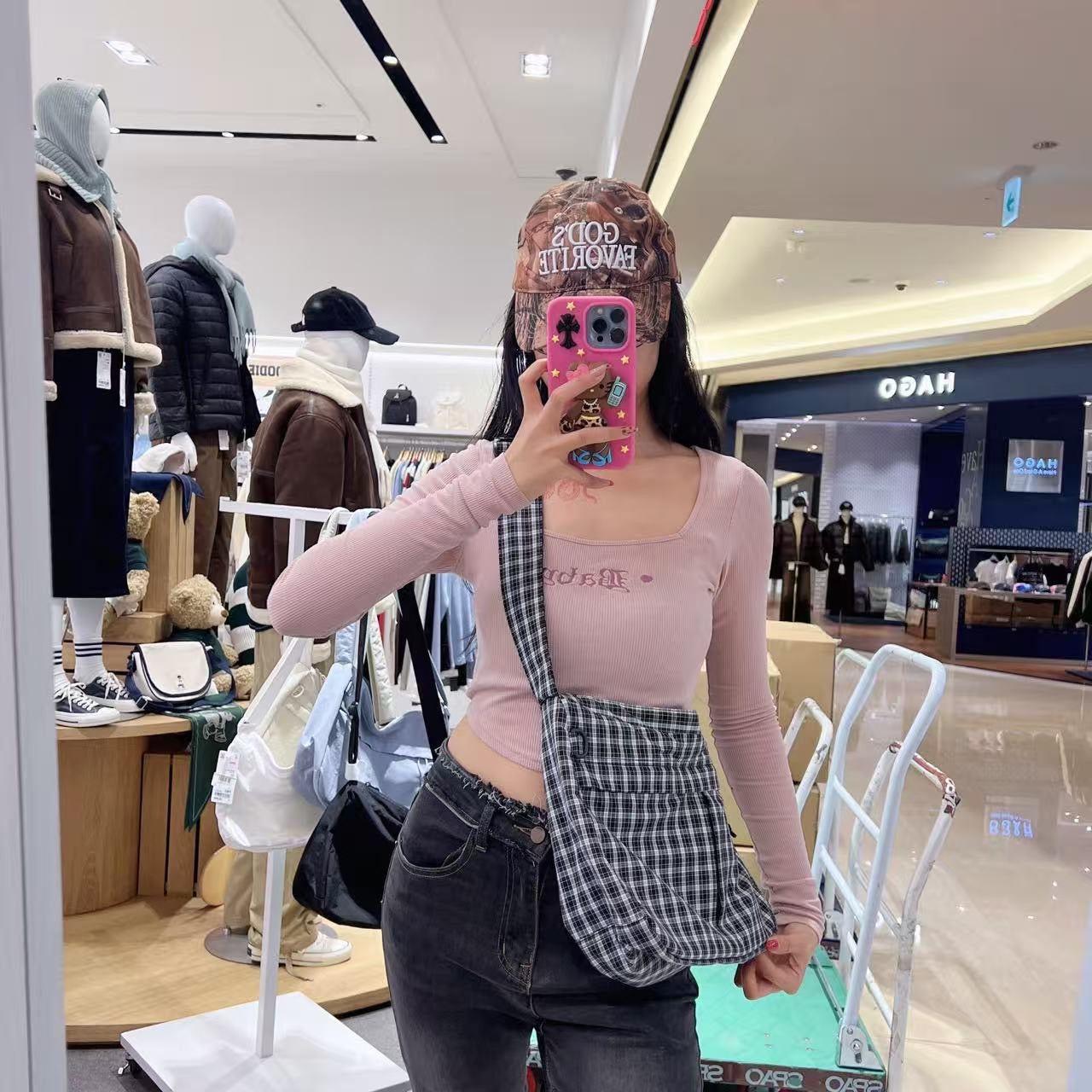 韓國 SPAO Hobo Bag【SP321】