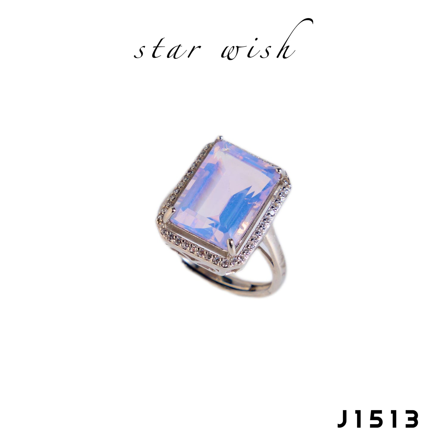 Star Wish S925銀 薰衣草紫玉戒指 J1513【SS470】