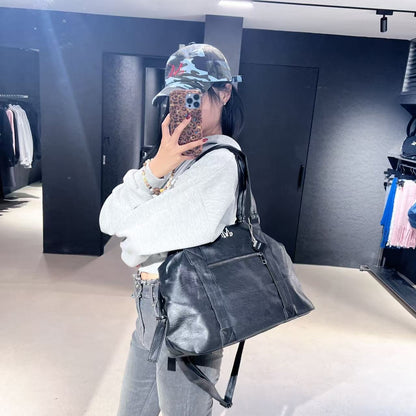 韓國 Mucent Prime Wrinkle Leather Tote Bag【MU103】