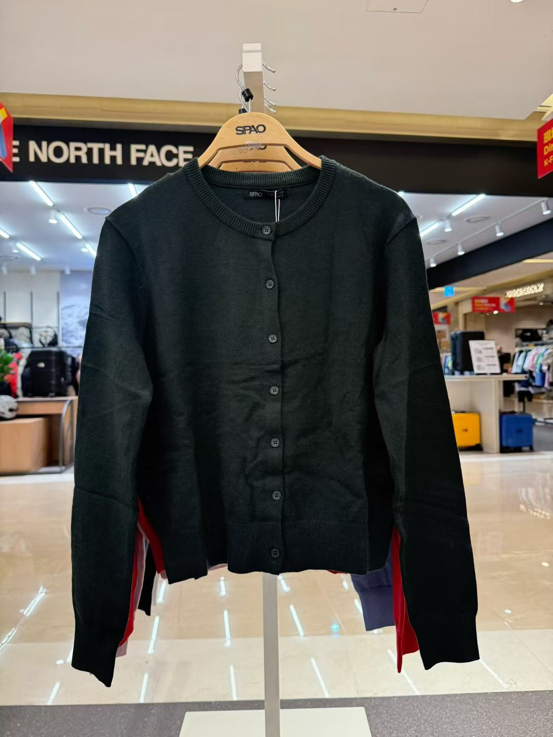 韓國 SPAO Round Neck Cardigan【SP198】