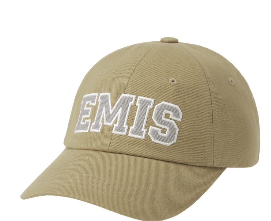 韓國 EMIS Twill Capital Logo Ball Cap【ES002】