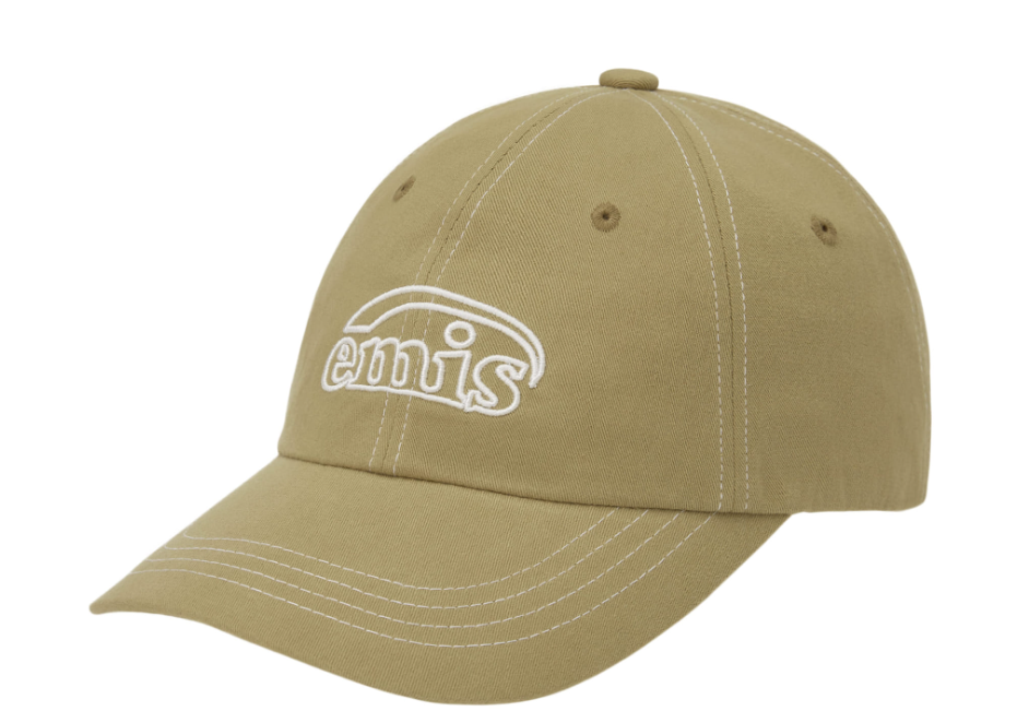 韓國 EMIS White Stitch Ball Cap【ES020】