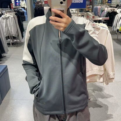 韓國 FILA Fleece Colorblock Training Jacket【FA044】