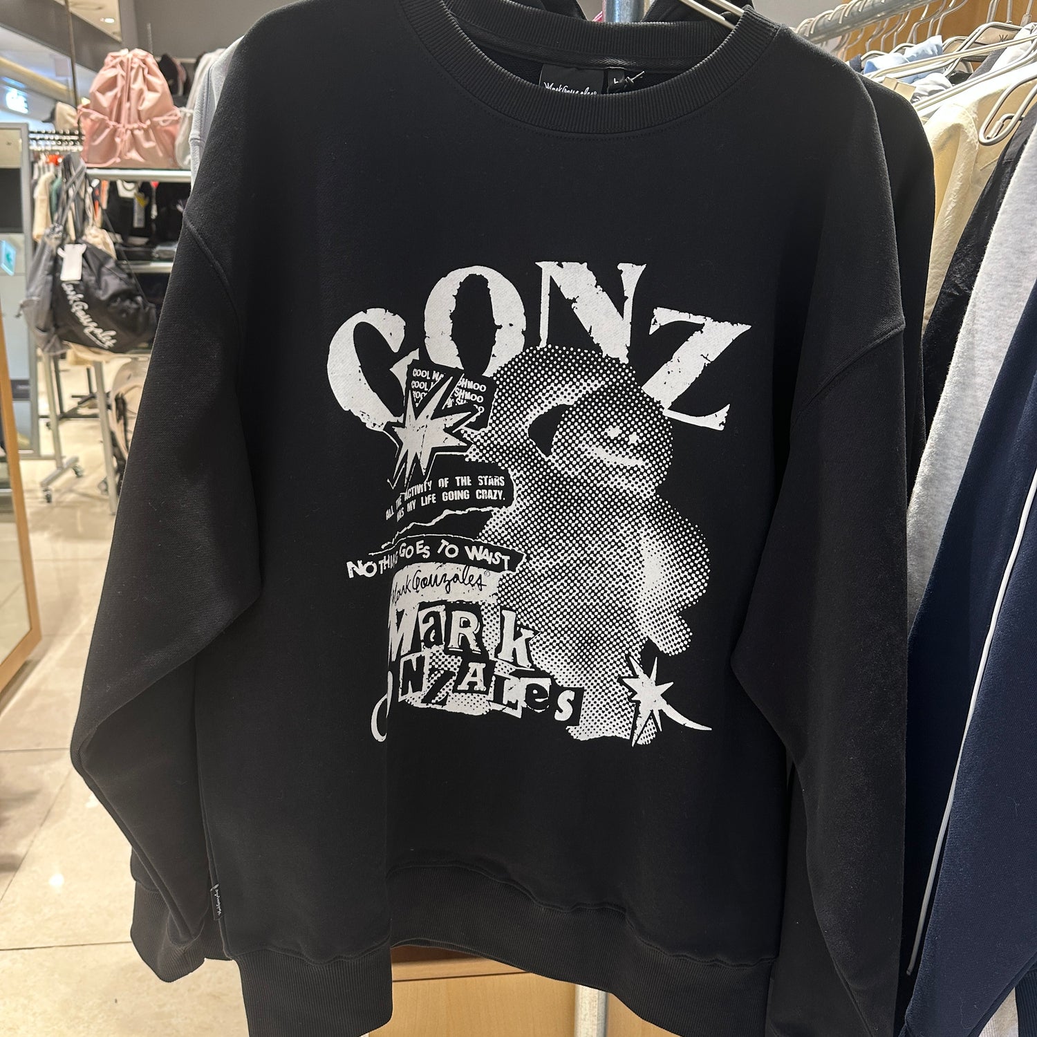 韓國 Mark Gonzales GONZ SHUMOO GRAPHIC SWEATSHIRT【MG128】