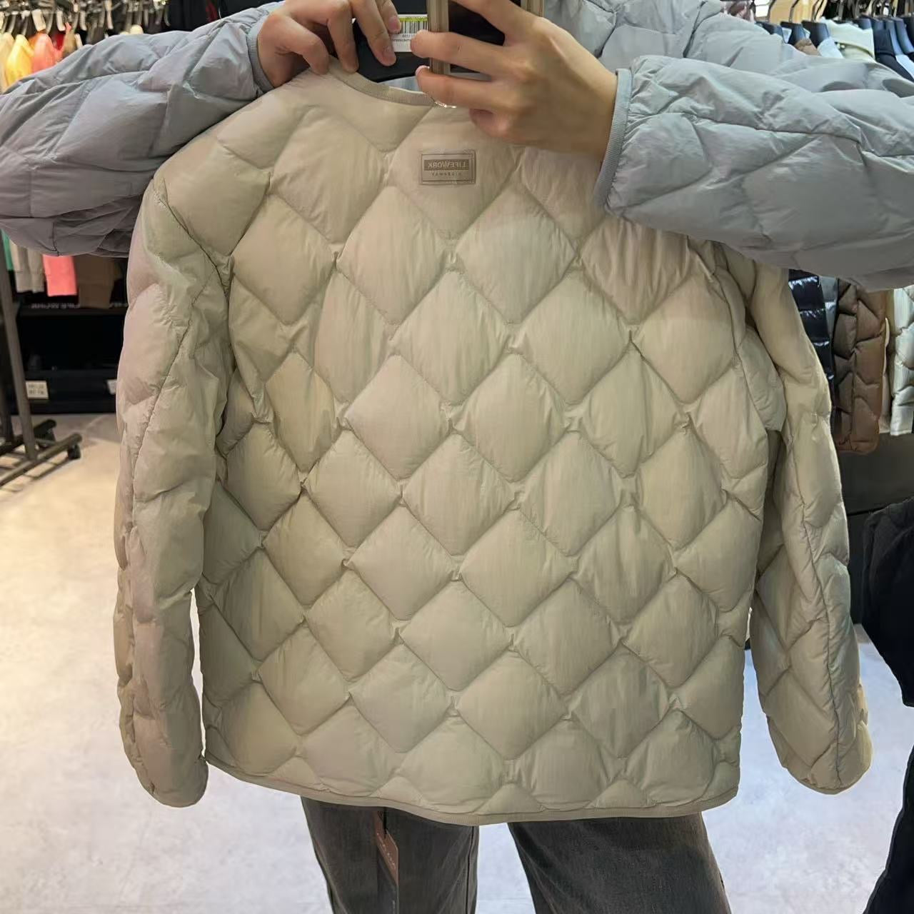 韓國 LifeWork Lite Diamond Quilted Down Jumper (鴨絨)【LW023】