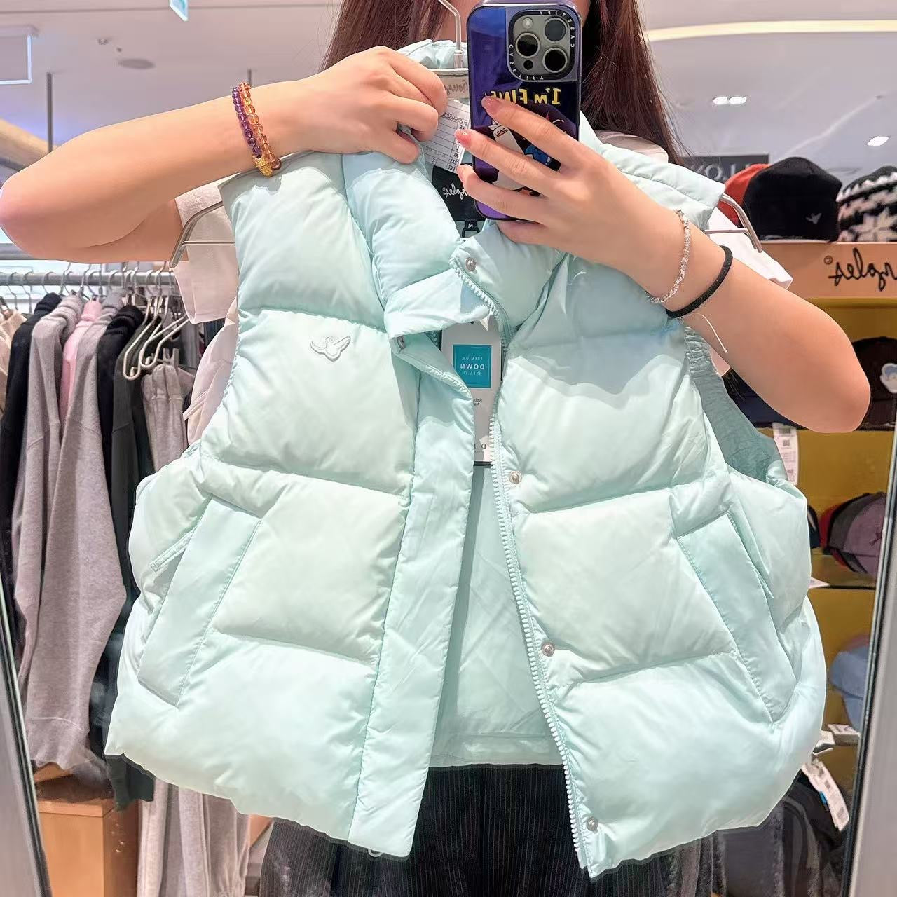 韓國 Mark Gonzales Women's Angel Down Vest (鴨絨)【MG178】