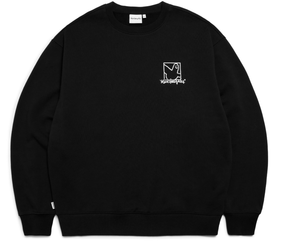 韓國 Mark Gonzales Angel Logo Box Pattern Sweatshirt 【MG030】 - STT Mall HK 靚太網購