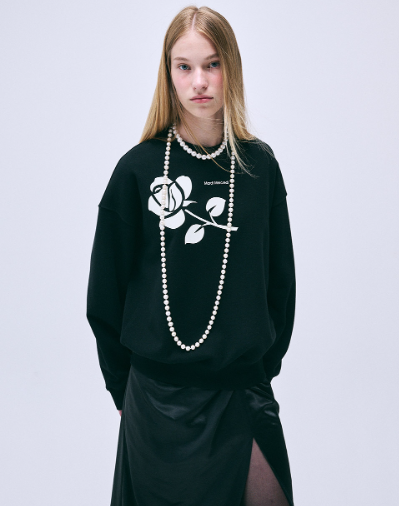 韓國 Mardi Mercredi SWEATSHIRT UNE ROSE