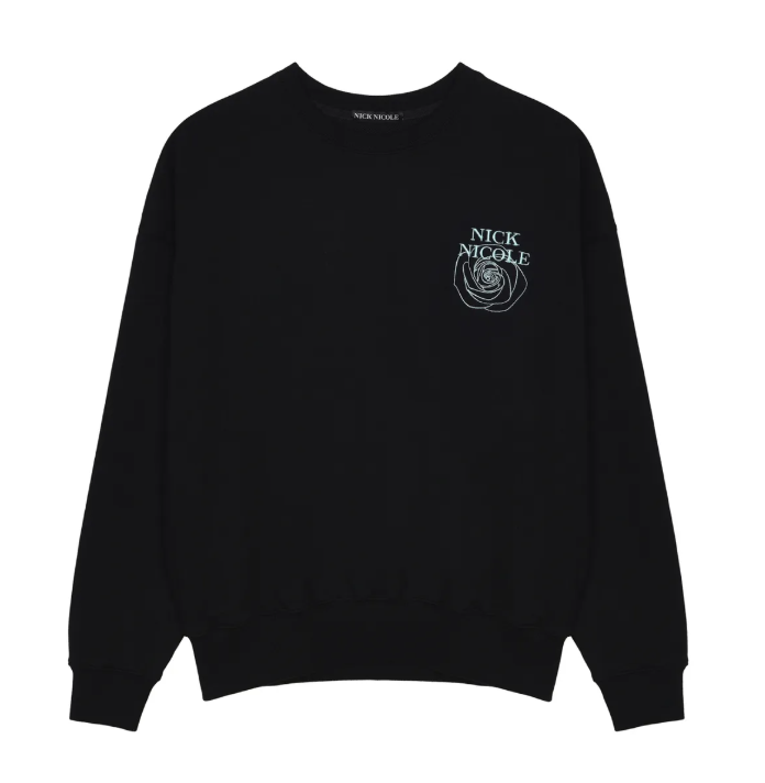 韓國 Nick Nicole MINI VOLUME NICOLE ROSE SWEATSHIRT【NN039】