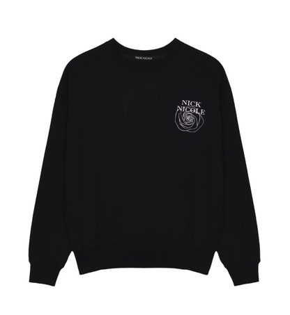 韓國 Nick Nicole MINI VOLUME NICOLE ROSE SWEATSHIRT【NN039】