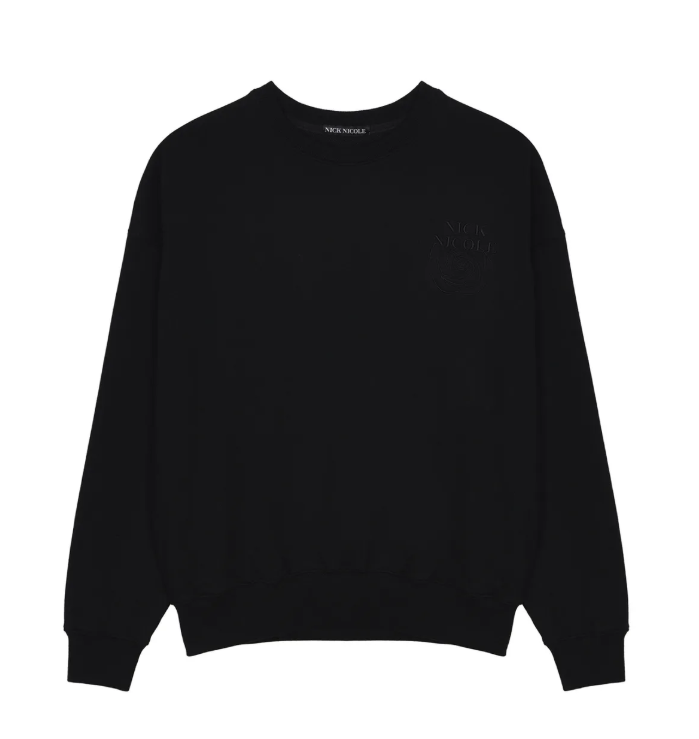 韓國 Nick Nicole MINI VOLUME NICOLE ROSE SWEATSHIRT【NN039】