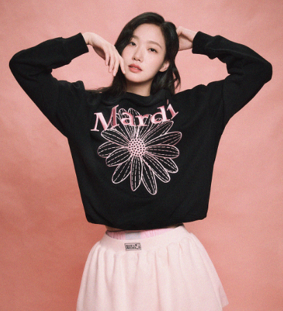 韓國 Mardi Mercredi SWEATSHIRT FLOWERMARDI NEEDLEWORK