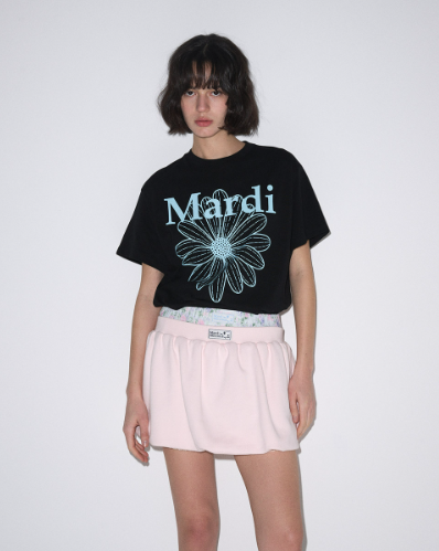 韓國 Mardi Mercredi TSHIRT FLOWERMARDI