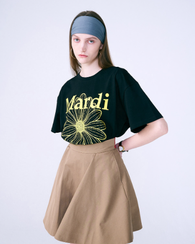 韓國 Mardi Mercredi TSHIRT FLOWERMARDI