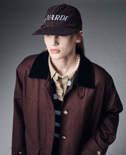 韓國 Mardi Mercredi CAP MARDI LOGO ROPE - STT Mall HK 靚太網購 -- BROWN SKY