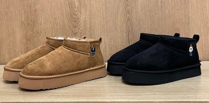 韓國 WhoAU Steve Winter Platform Boots【WA040】