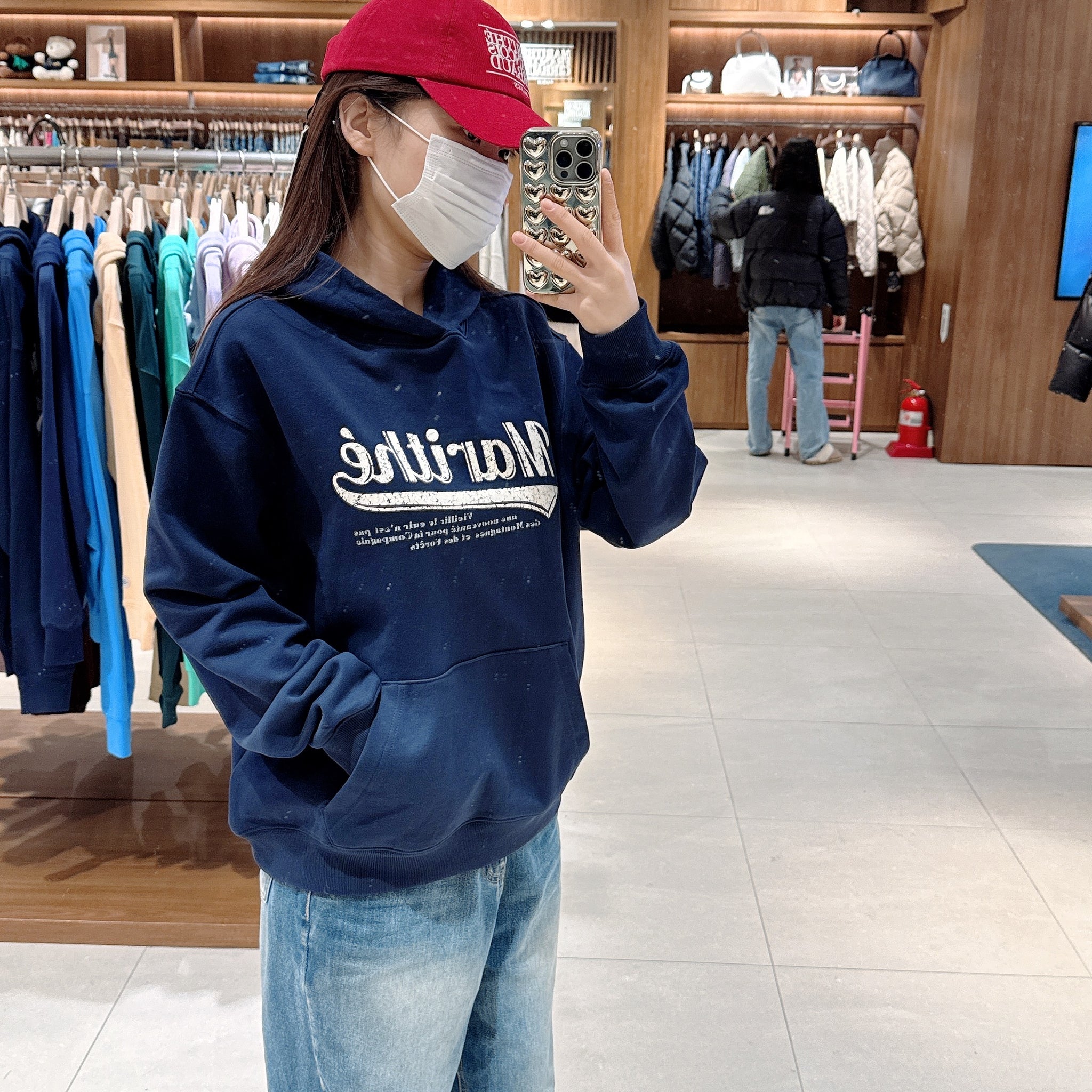 韓國 Marithe Francois Girbaud Heather Grey,Navy 【MF228】 - STT Mall HK 靚太網購