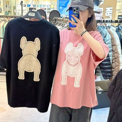 韓國 LifeWork Silk Radok Print Short Sleeve T-Shirt【LW041】