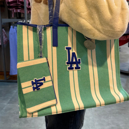 韓國 MLB Ethnic Stripe Tote Bag 【MB085】 - STT Mall HK 靚太網購