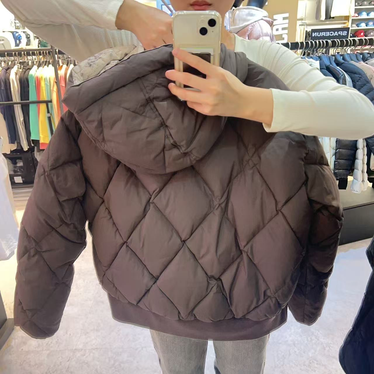 韓國 LifeWork Women's Fluffy Reversible Hooded Down Jumper (鴨絨)【LW005】