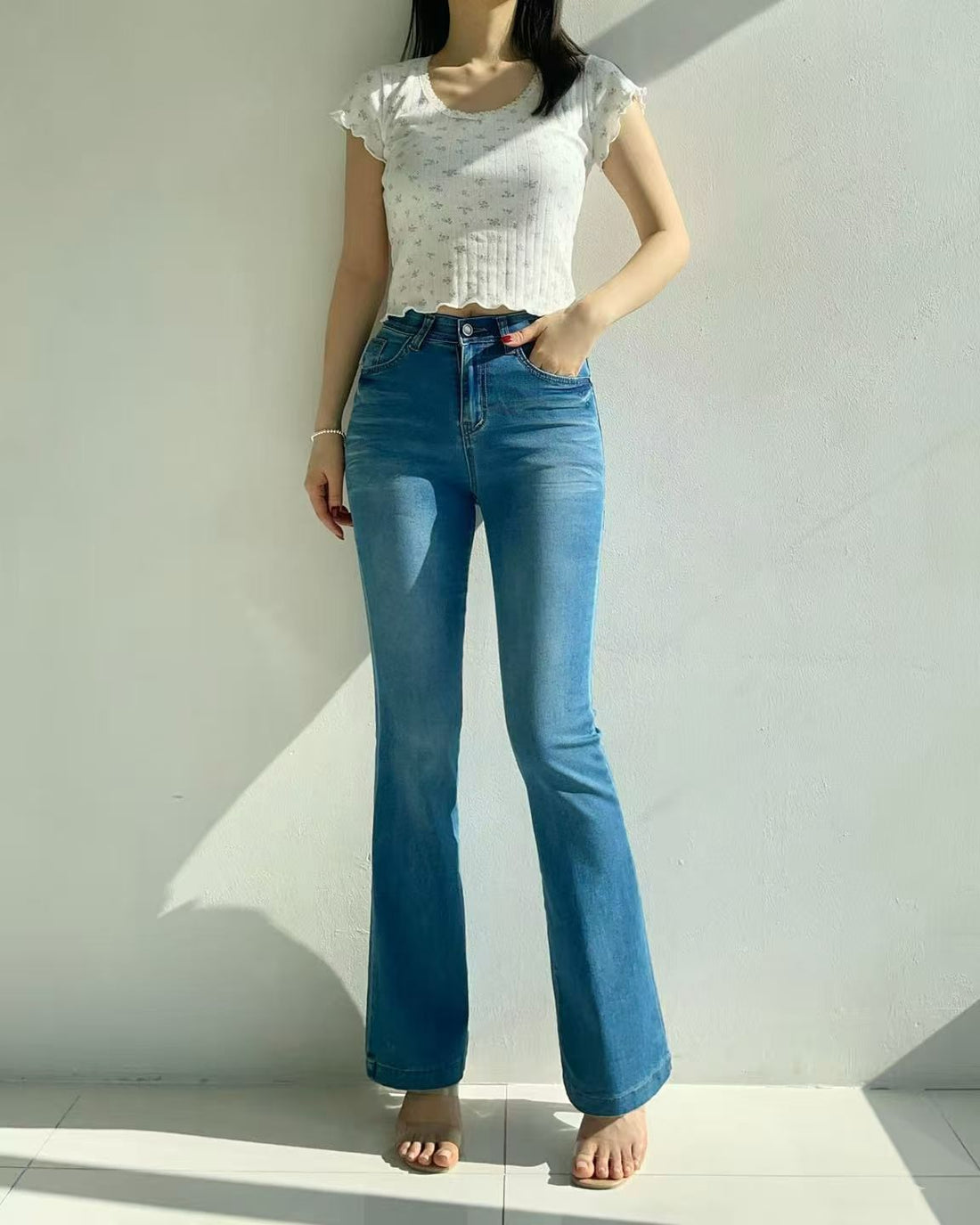 韓國 HowLuk 牛仔褲 (春季款)【H6086】