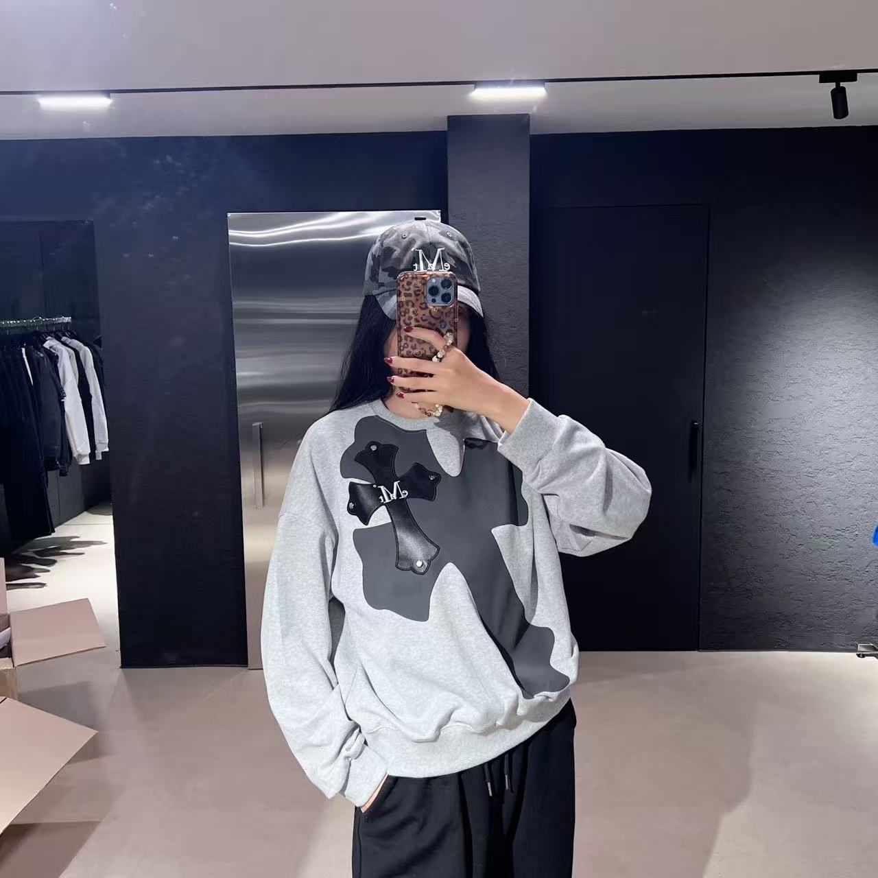 韓國 Mucent Noxen Back Cross Leather Patch Mtm【MU146】