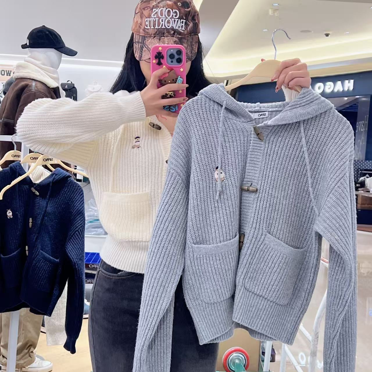 韓國 SPAO Woody Hooded Sweater【SP307】