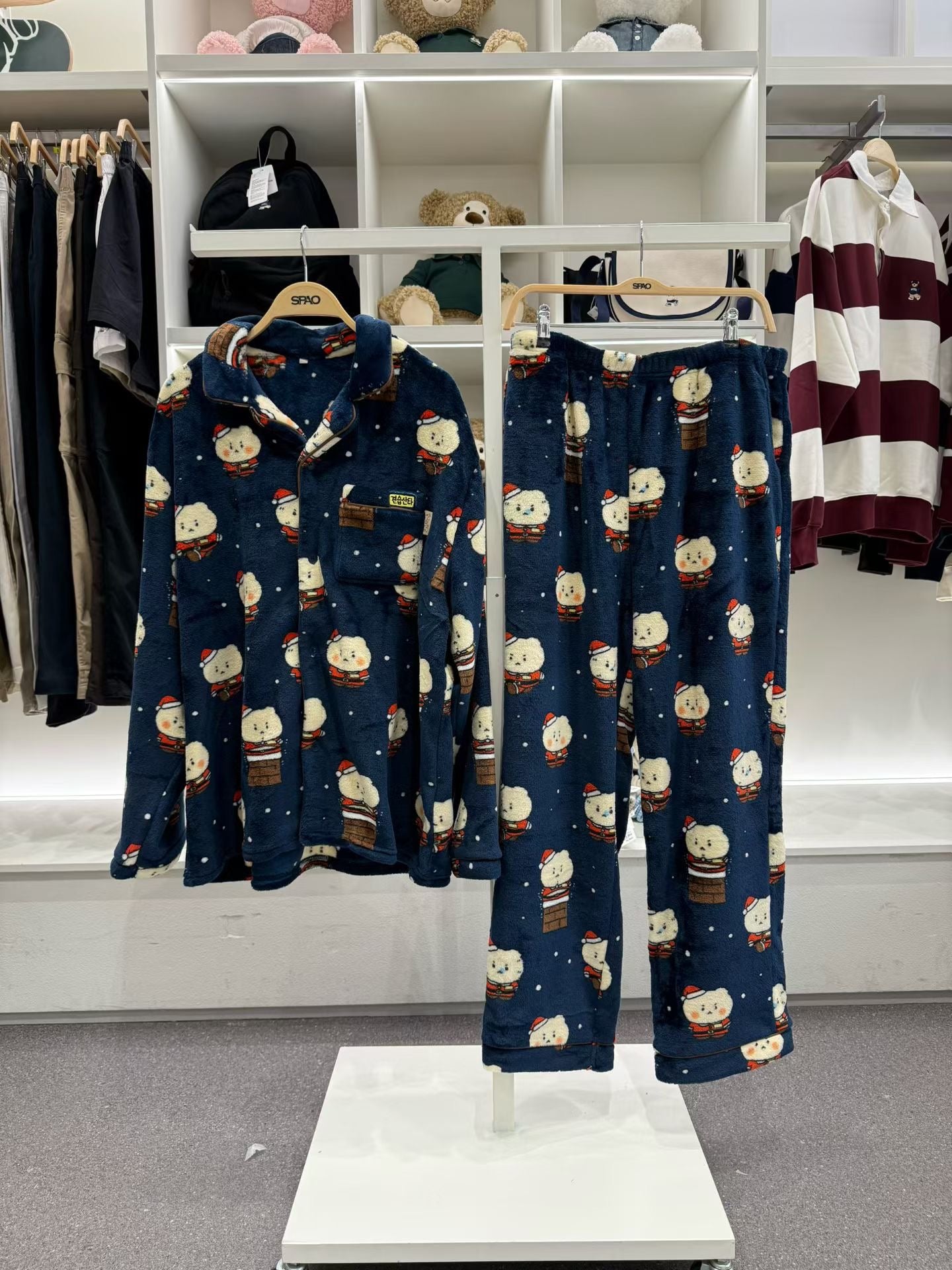 韓國 SPAO Mangled Bear Sleeping Pajamas to Wear with Buangdan【SP276】