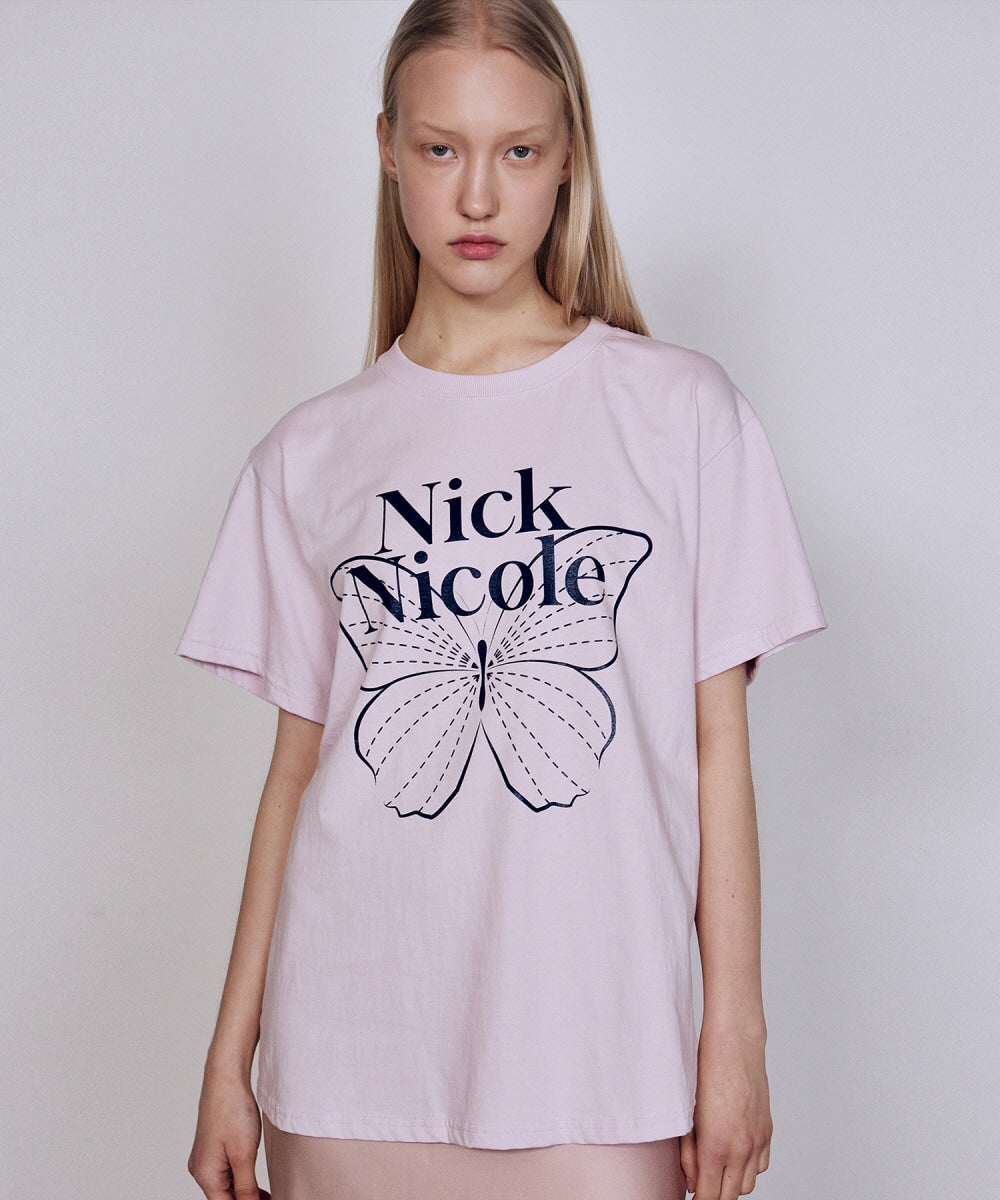 韓國 Nick Nicole Big Butterfly Sleeve Top【NK027】