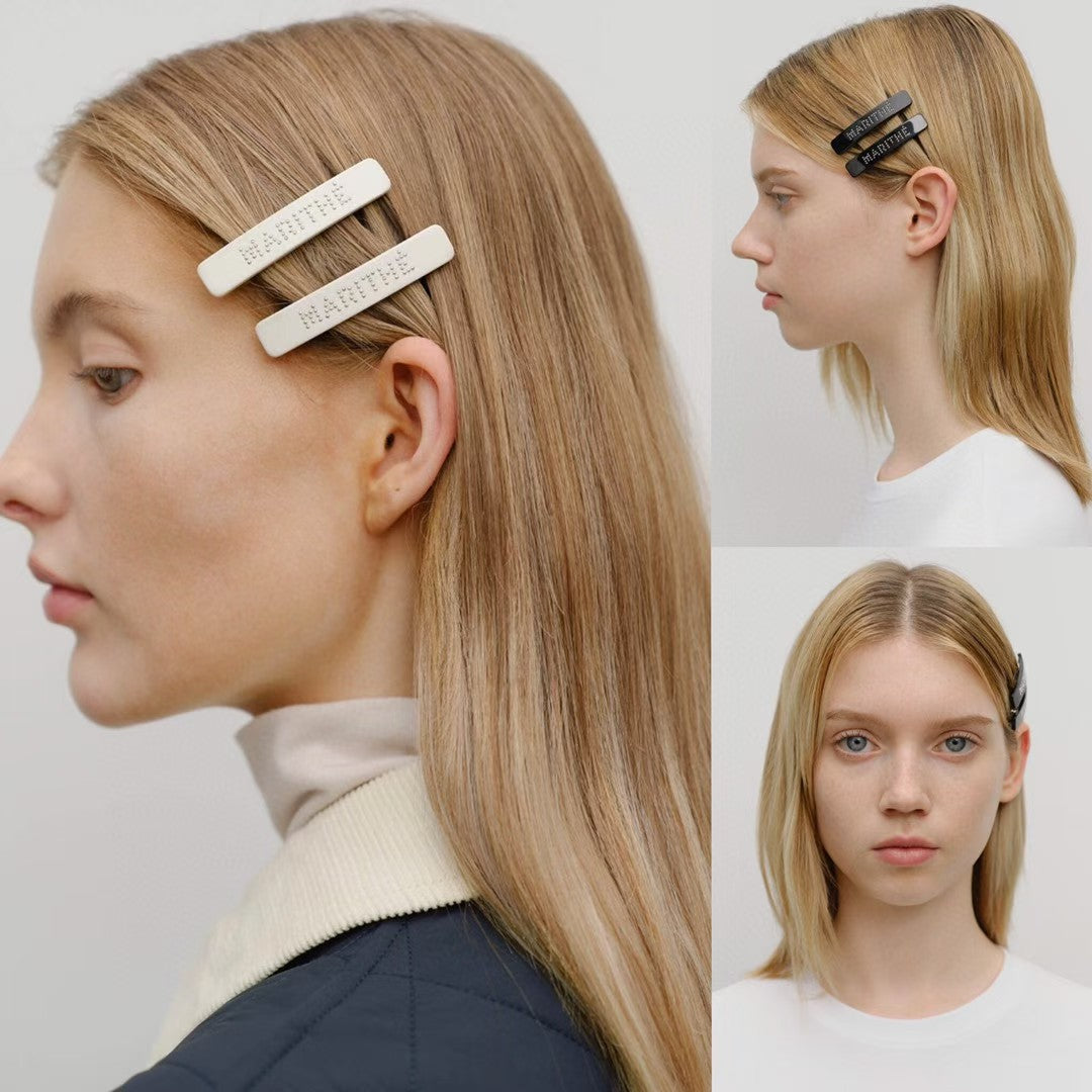 韓國 Marithe Francois Girbaud Regular Logo Metal Ball Hair Pin 2Pack【MF710】