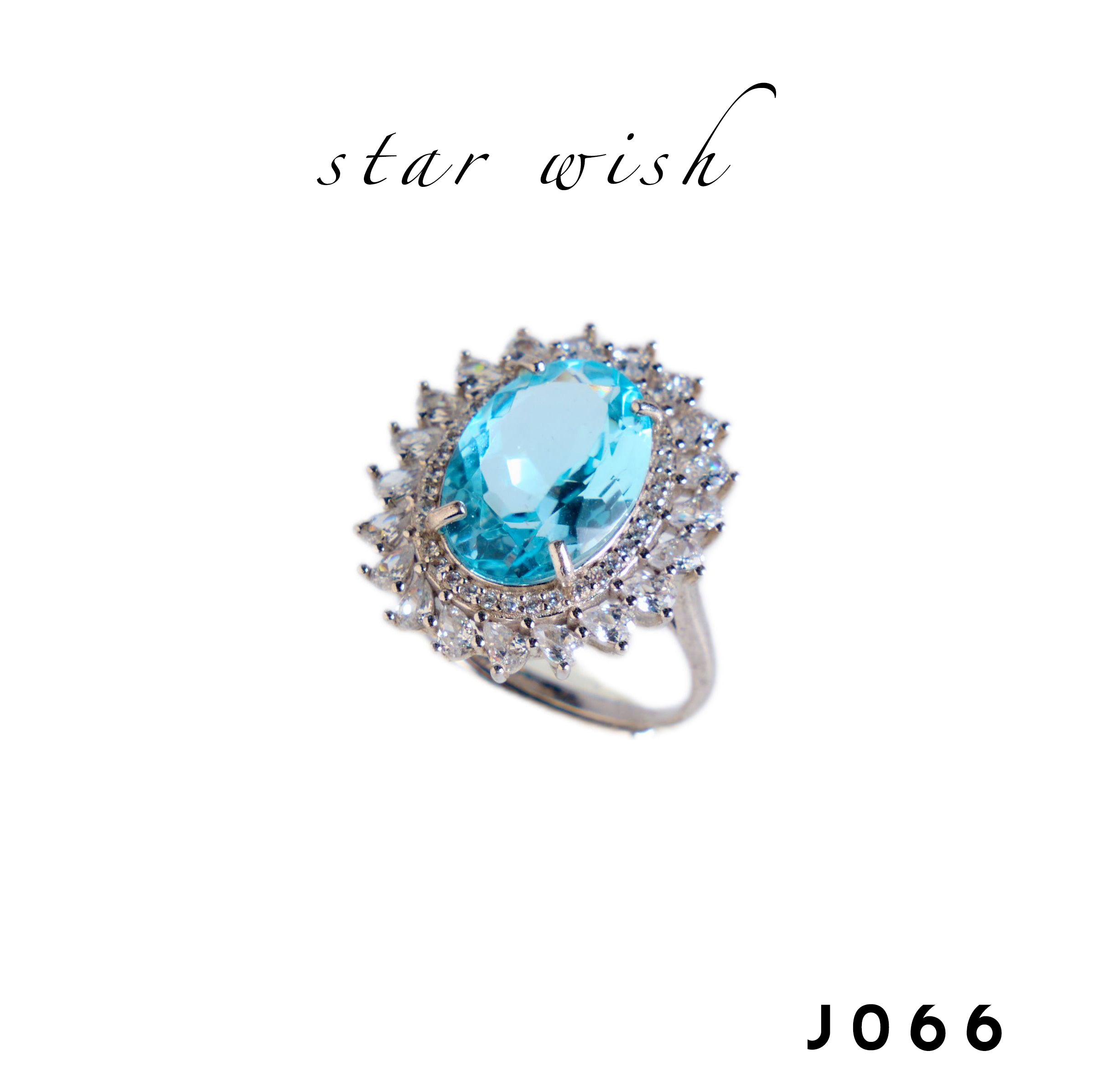 Star Wish S925銀鑲 托帕石戒指 J066【SS663】
