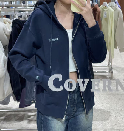 韓國 Covernat Small Authentic Hoodie Zip Up【CO053】 - STT Mall HK 靚太網購
