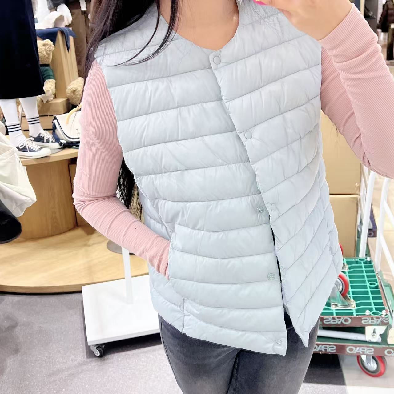 韓國 SPAO Women's 2-WAY Patchwork【SP303】