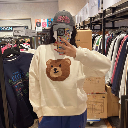 韓國 Ambler Boucle bear Sweatshirt【AR037】 - STT Mall HK 靚太網購