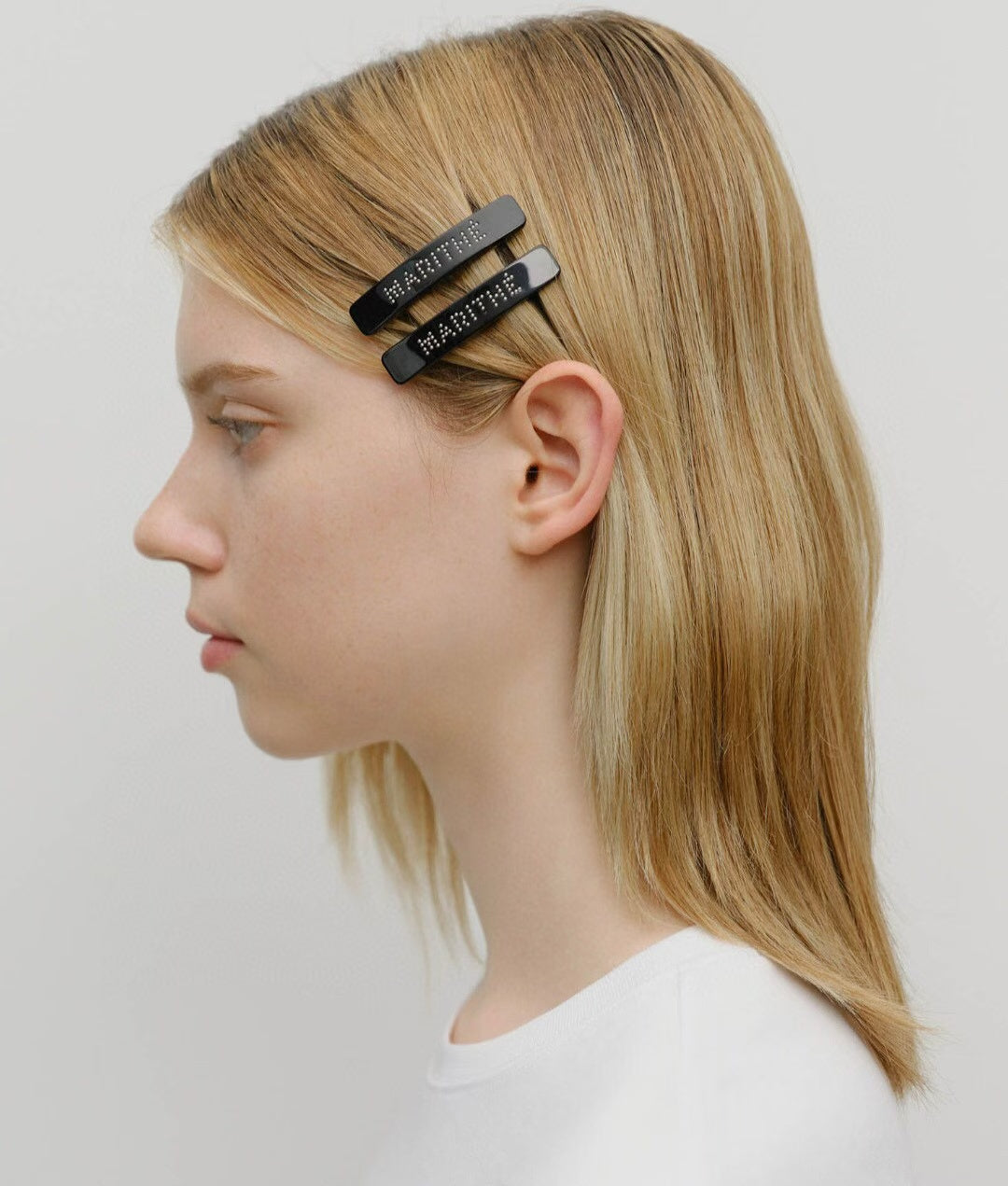 韓國 Marithe Francois Girbaud Regular Logo Metal Ball Hair Pin 2Pack【MF710】