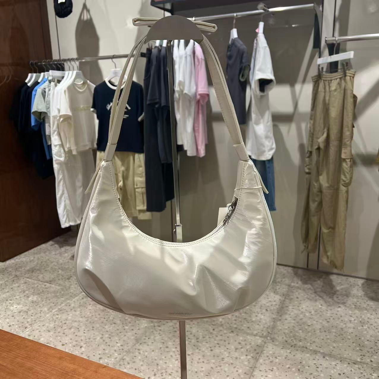 韓國 Covernat Cloverheart Flat Ribbon Shoulder Bag【CO003】